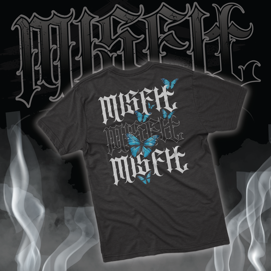 MISFITS HOLOGRAM BUTTERFLY TEE