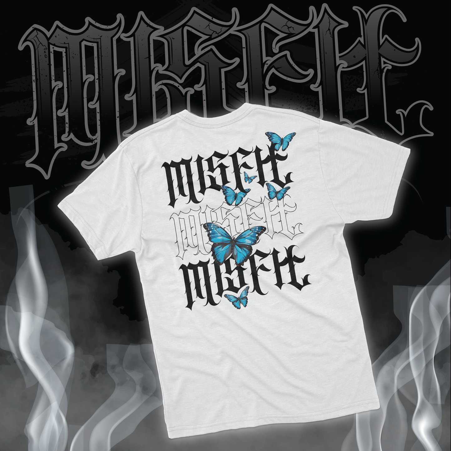 MISFITS HOLOGRAM BUTTERFLY TEE