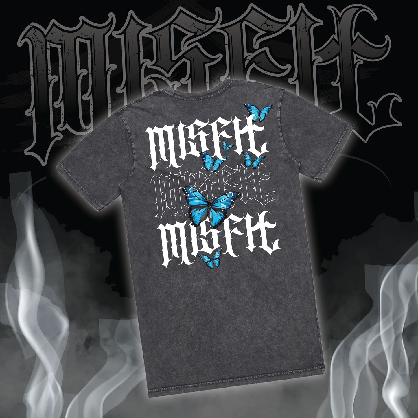 MISFITS HOLOGRAM BUTTERFLY TEE